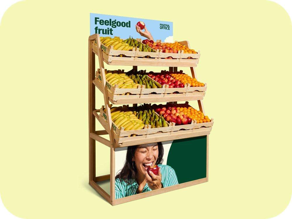 XXL Display für Ihr Büro Obst